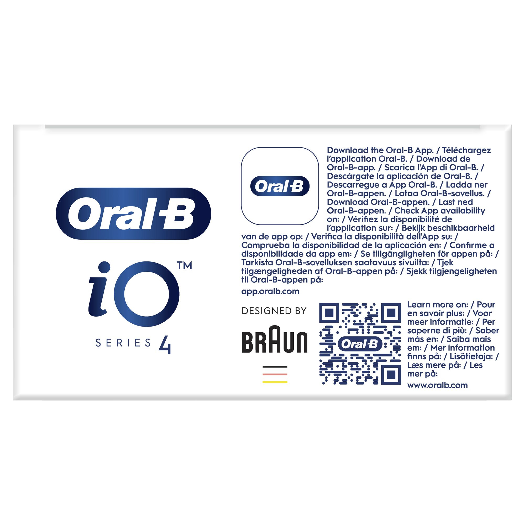 Oral-B iO Series 4 Volwassene Vibrerende tandenborstel Zwart - Afbeelding 7