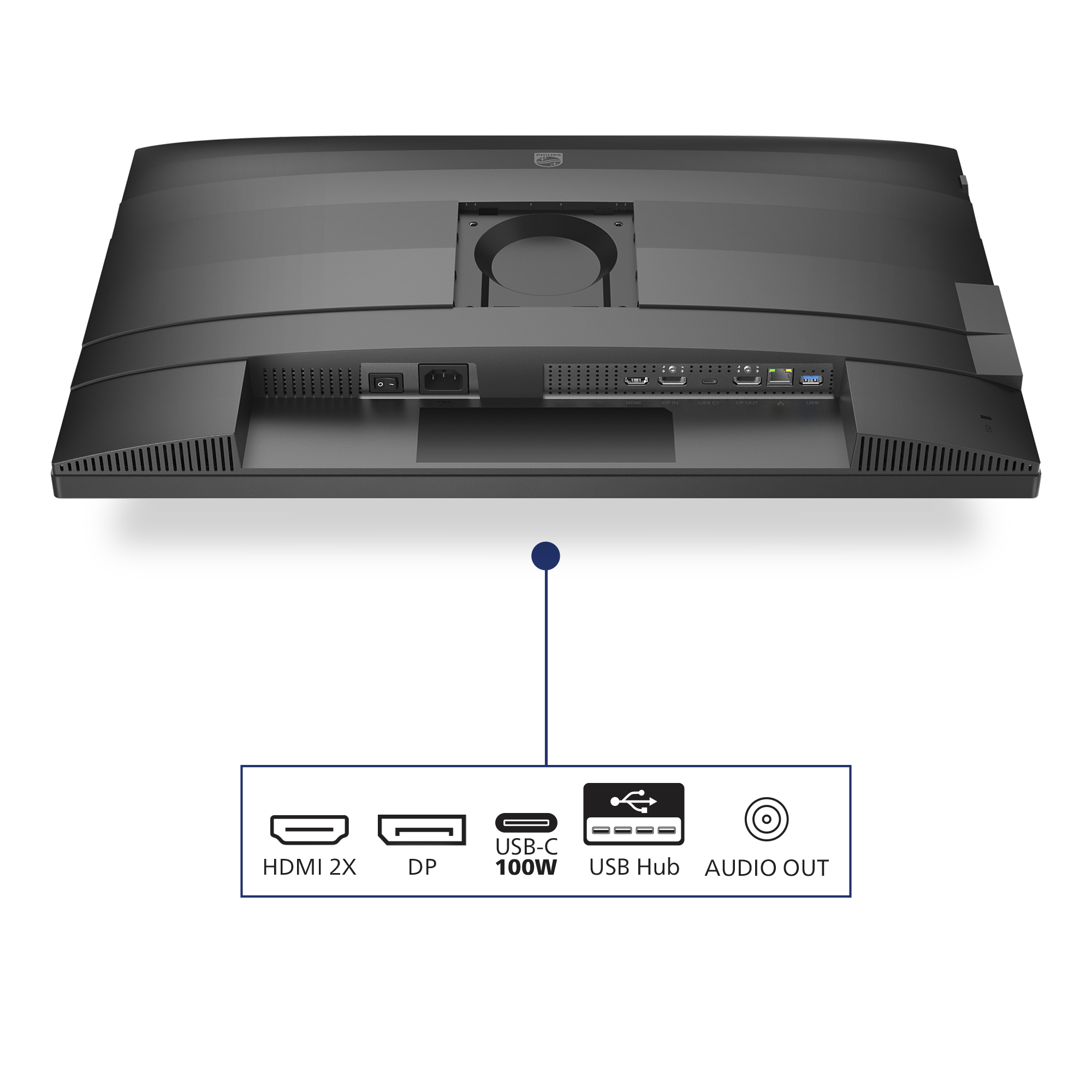 Philips 27B2U4601/00 computer monitor 68,6 cm (27") 2560 x 1440 Pixels Quad HD LCD Grijs - Afbeelding 5