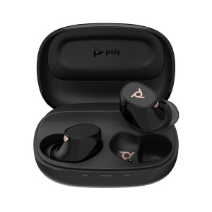 HP Poly Voyager Free 20 Black Earbuds +Basic Charge Case