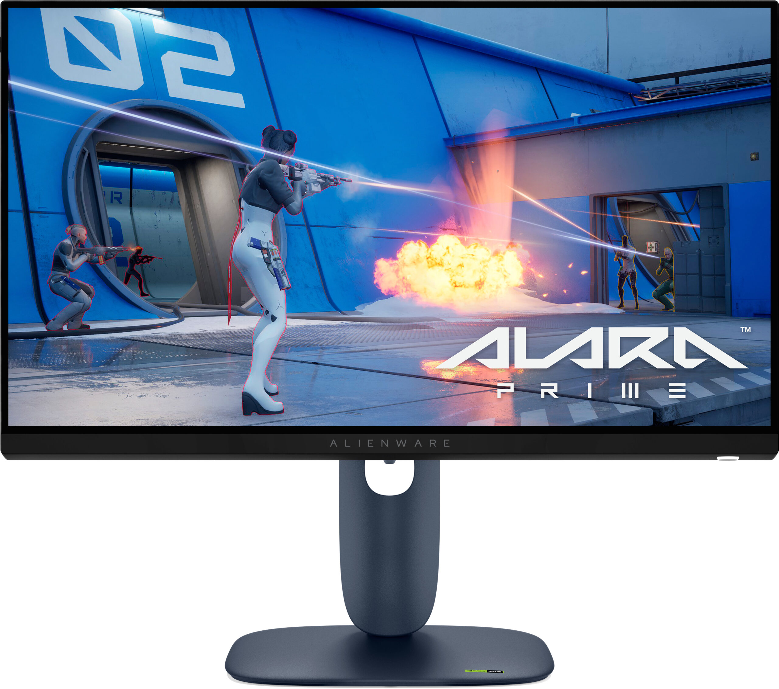Alienware AW2525HM computer monitor 62,2 cm (24.5") 1920 x 1080 Pixels Full HD LCD Zwart - Afbeelding 2