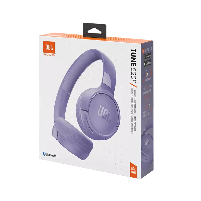 JBL Tune 520BT Hoofdtelefoons Draadloos Hoofdband Oproepen/muziek USB Type-C Bluetooth Paars - Afbeelding 11