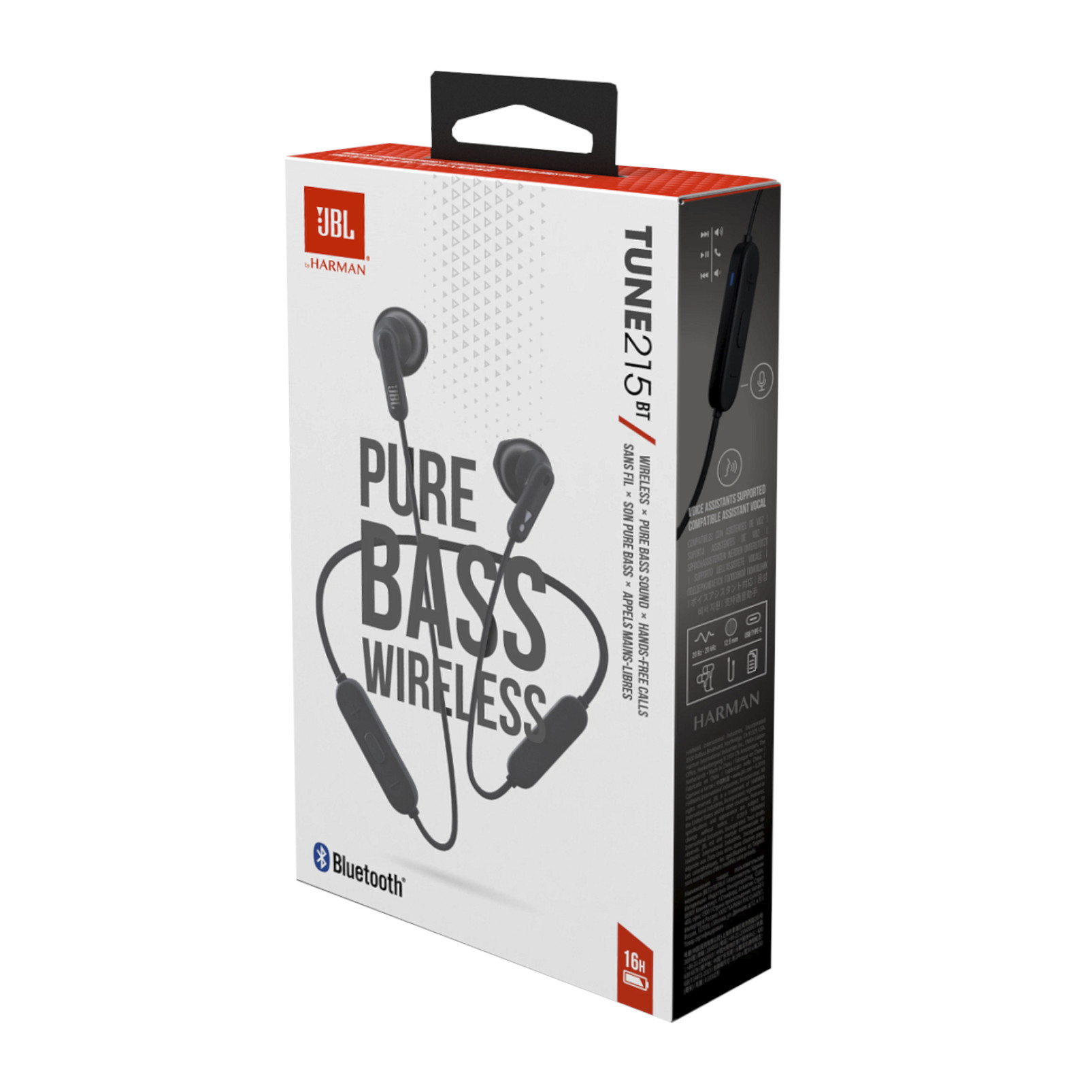 JBL Tune 215 Headset Draadloos In-ear, Neckband Oproepen/muziek Bluetooth Zwart - Afbeelding 6