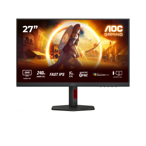 AOC G4 Q27G4ZR computer monitor 68,6 cm (27") 2560 x 1440 Pixels Quad HD LED Zwart, Rood