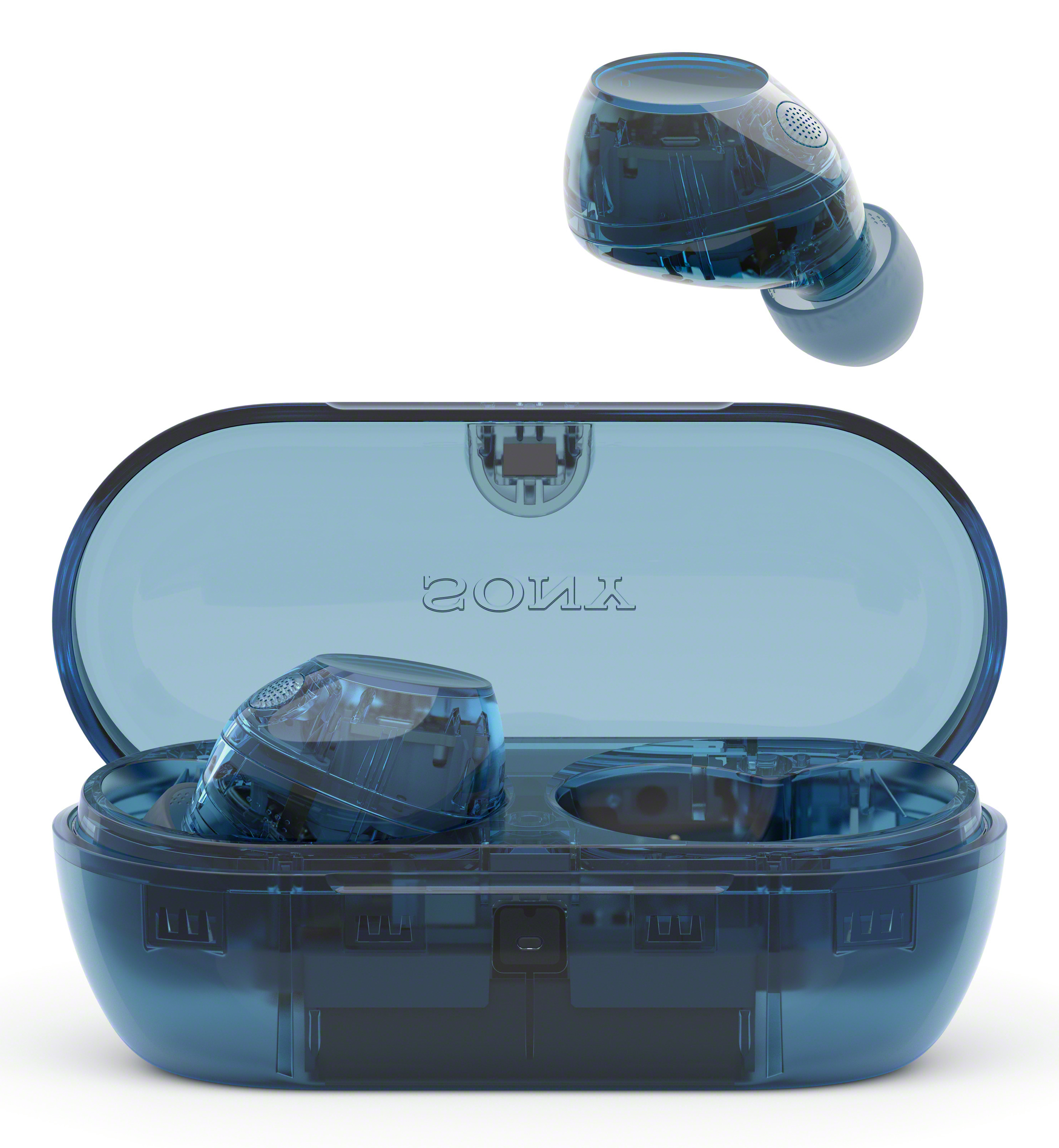 Sony WFC710NL.CE7 hoofdtelefoon/headset True Wireless Stereo (TWS) In-ear Oproepen/muziek USB Type-C Bluetooth Blauw - Afbeelding 6