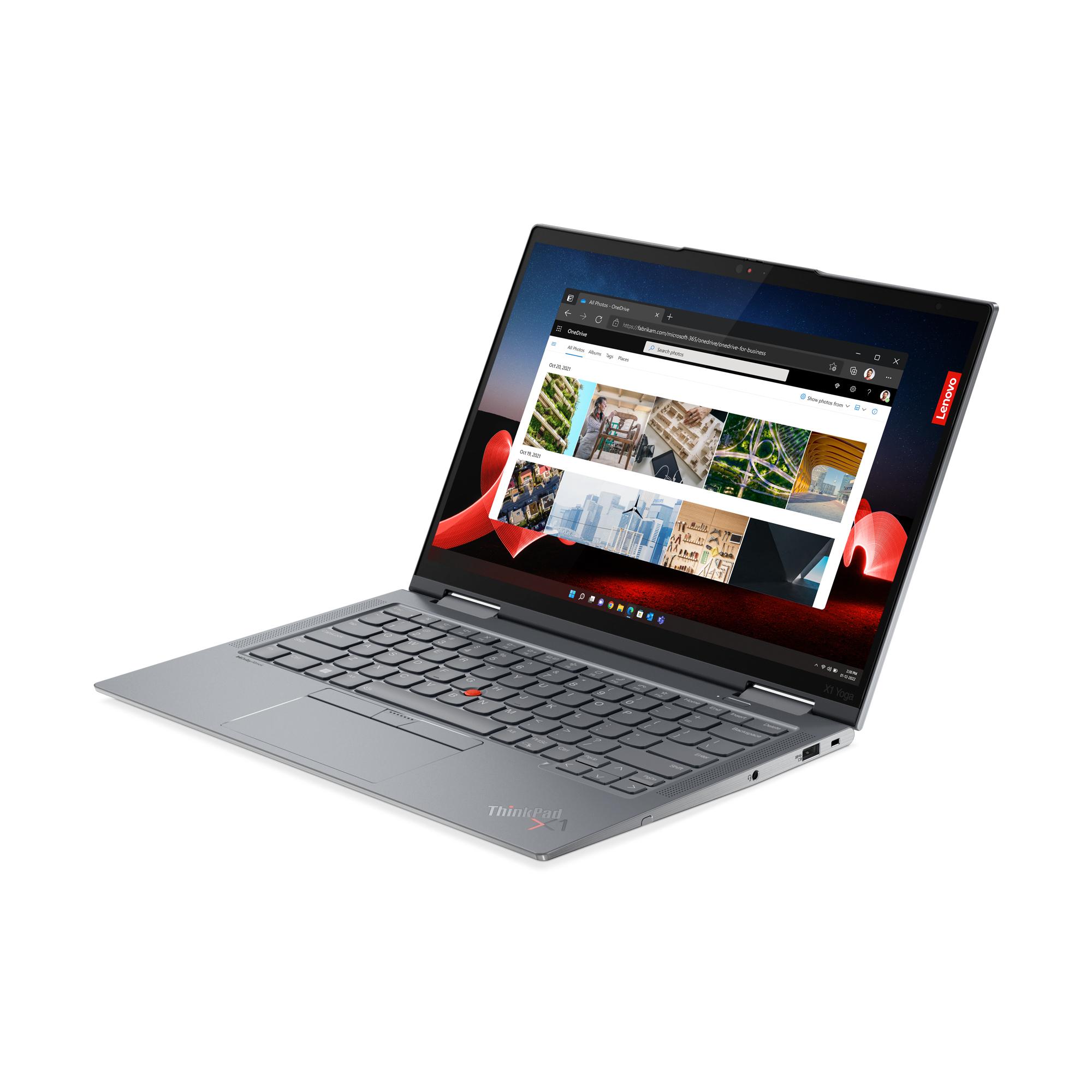 T1A Lenovo ThinkPad X1 Yoga Gen 8 Refurbished Intel® Core™ i5 i5-1345U Hybride (2-in-1) 35,6 cm (14") Touchscreen WUXGA 32 GB LPDDR5-SDRAM 512 GB SSD Grijs - Afbeelding 9