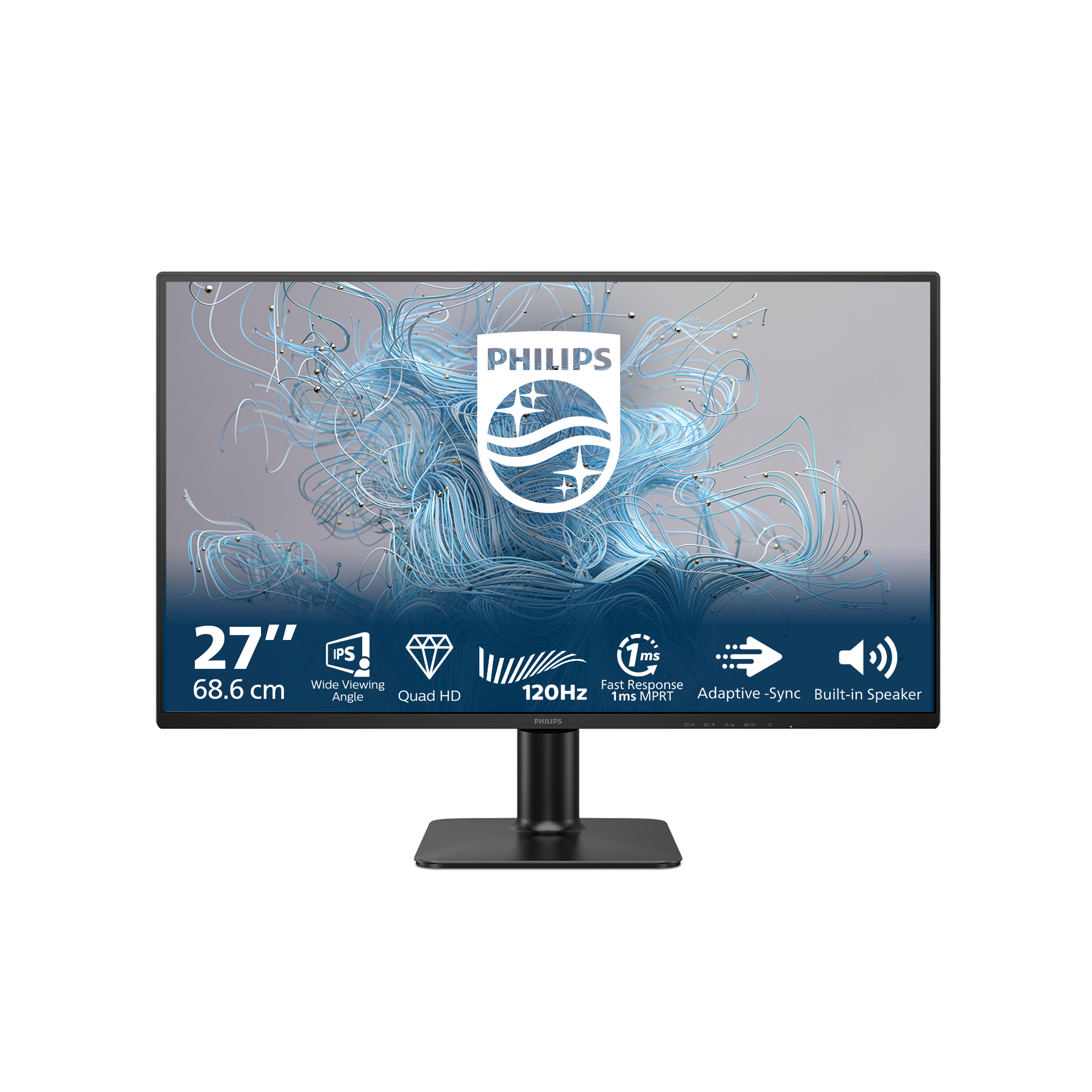 Philips 2000 series 27E2N2500/00 computer monitor 68,6 cm (27") 2560 x 1440 Pixels Quad HD LCD Zwart