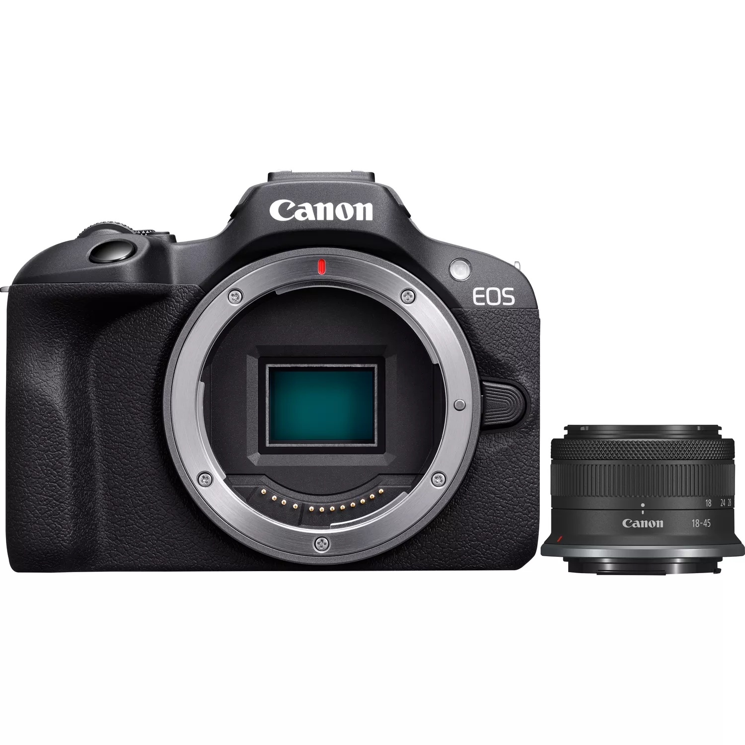 Canon EOS R100 + RF-S 18-45mm F4.5-6.3 IS STM Kit MILC 24,1 MP CMOS 6000 x 4000 Pixels Zwart - Afbeelding 2