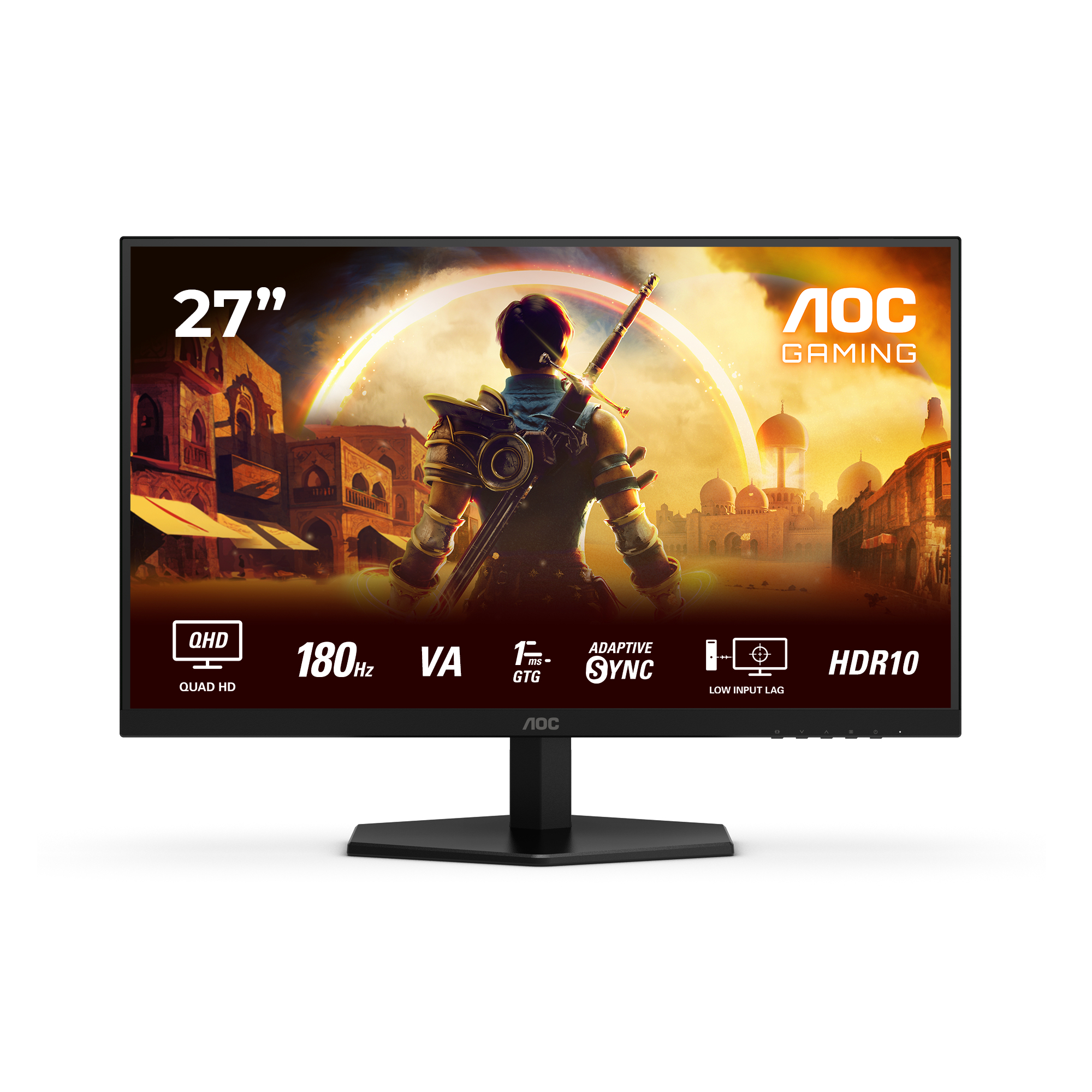 AOC G4 Q27G42XNE computer monitor 68,6 cm (27") 2560 x 1440 Pixels Quad HD LED Zwart, Rood - Afbeelding 15