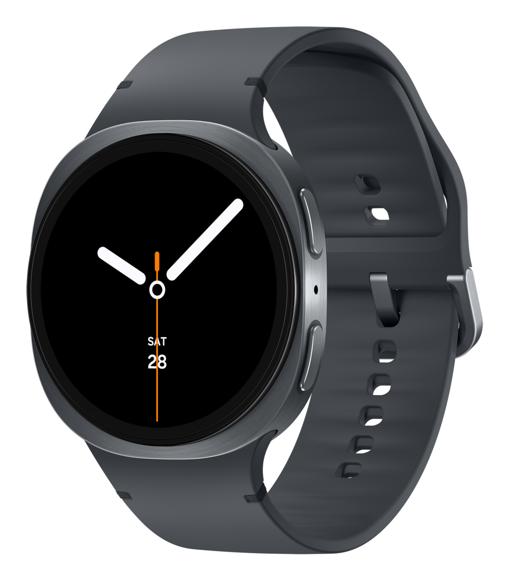 Samsung Galaxy Watch 8 3,81 cm (1.5") AMOLED 44 mm Digitaal 480 x 480 Pixels Touchscreen Grafiet Wifi GPS