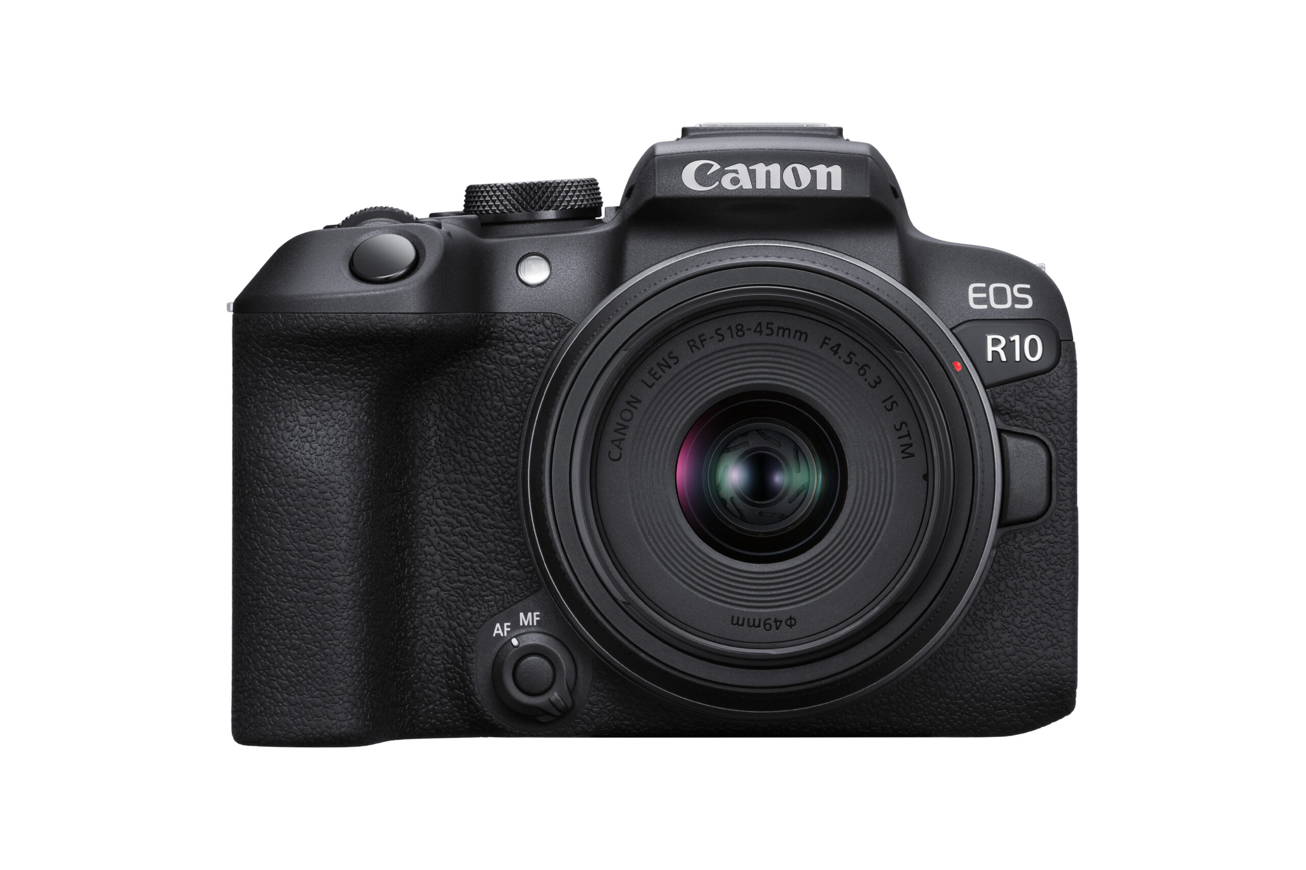 Canon EOS R10 + RF-S 18-45mm F4.5-6.3 IS STM MILC 24,2 MP CMOS 6000 x 4000 Pixels Zwart