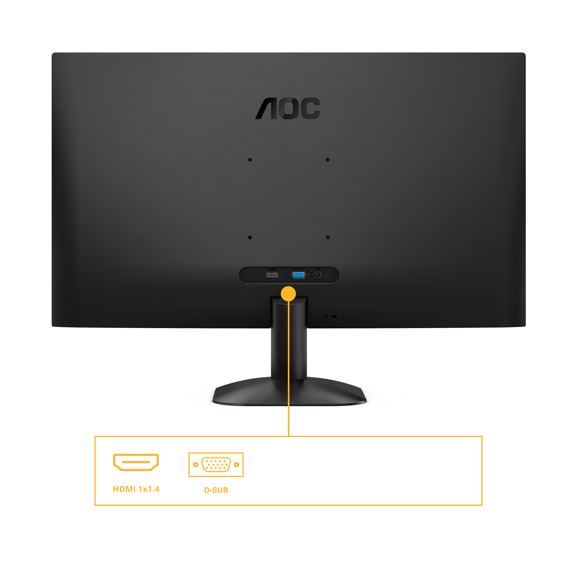 AOC B3 27B31H computer monitor 68,6 cm (27") 1920 x 1080 Pixels Full HD Zwart - Afbeelding 3