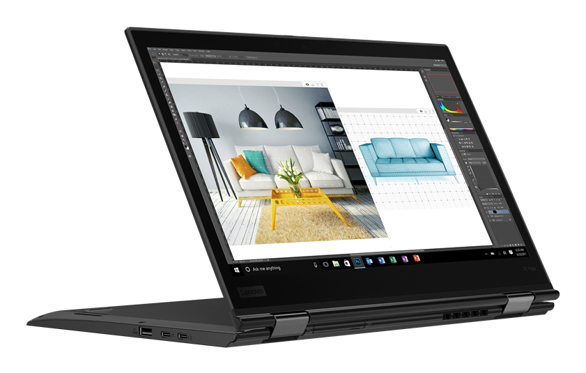 T1A Lenovo ThinkPad X1 Yoga (3rd Gen) Refurbished Intel® Core™ i7 i7-8650U Hybride (2-in-1) 35,6 cm (14") Touchscreen Full HD 16 GB LPDDR4x-SDRAM 512 GB SSD Wi-Fi 6 (802.11ax) Windows 10 Pro Zwart - Afbeelding 2
