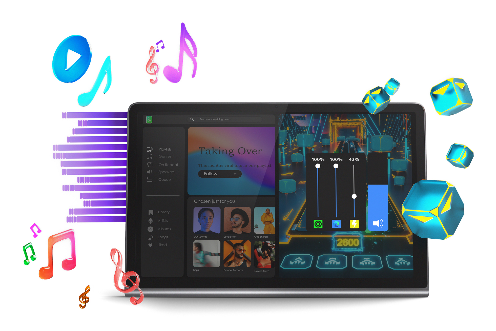 Lenovo Tab Plus Mediatek 128 GB 29,2 cm (11.5") 8 GB Wi-Fi 5 (802.11ac) Android 14 Grijs - Afbeelding 21