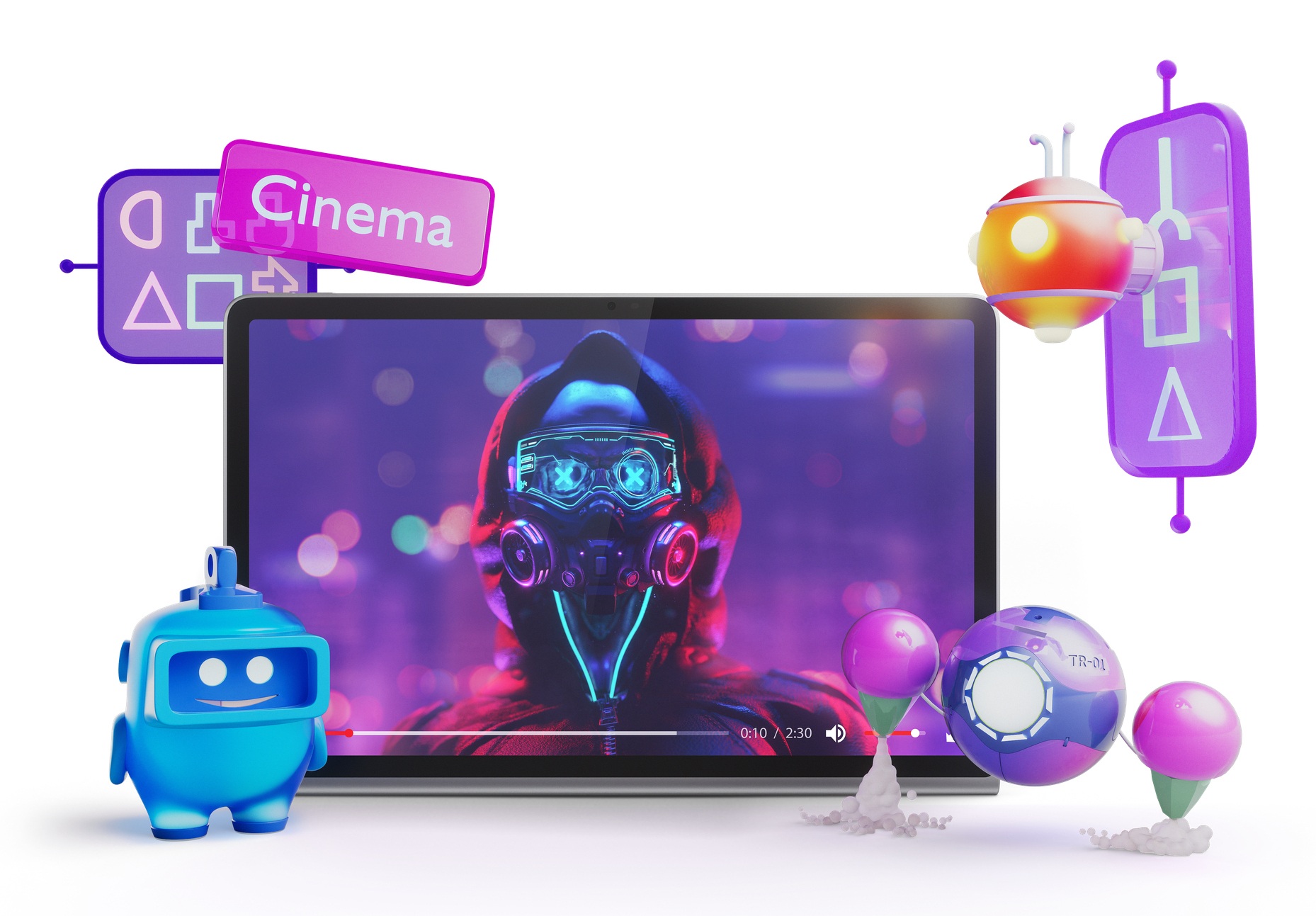 Lenovo Tab Plus Mediatek 128 GB 29,2 cm (11.5") 8 GB Wi-Fi 5 (802.11ac) Android 14 Grijs - Afbeelding 22