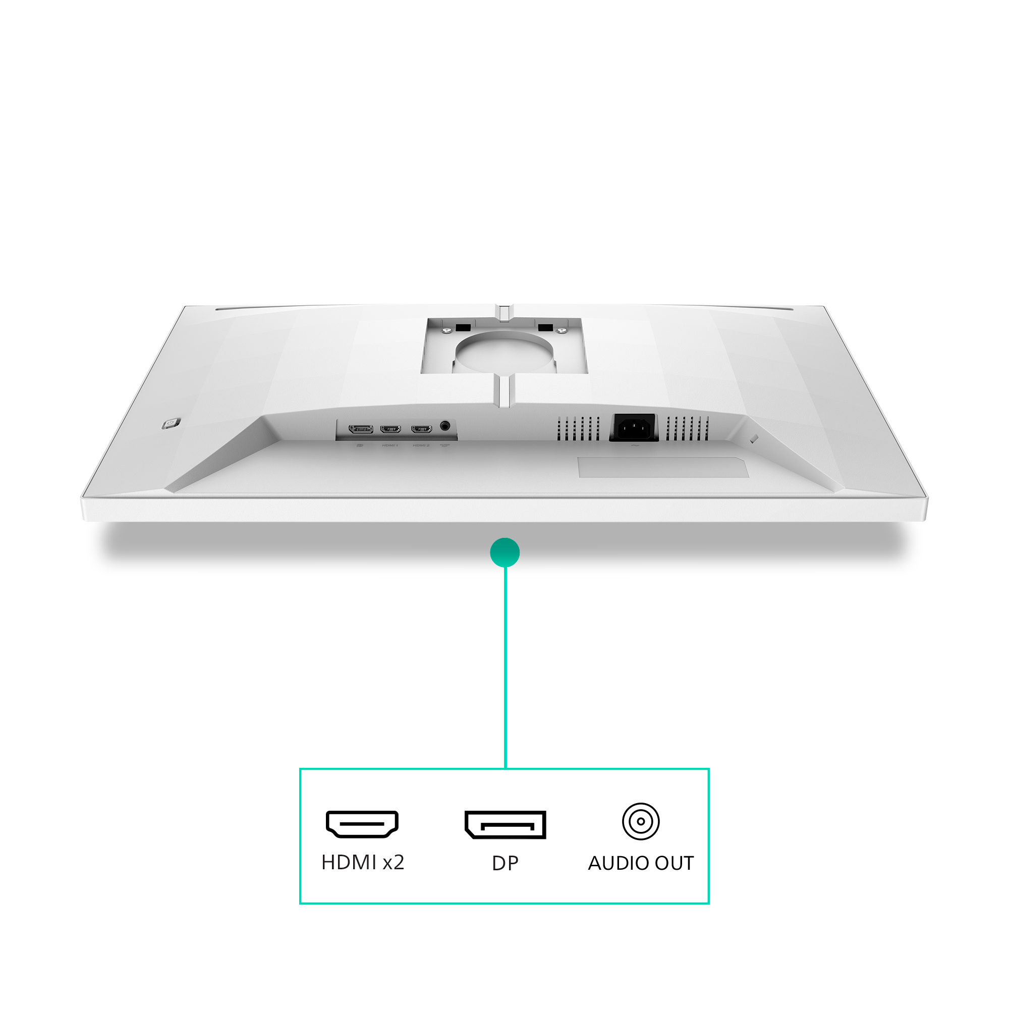 Philips Evnia 27M2N3501PA/00 computer monitor 68,6 cm (27") 2560 x 1440 Pixels Quad HD LCD Wit - Afbeelding 4