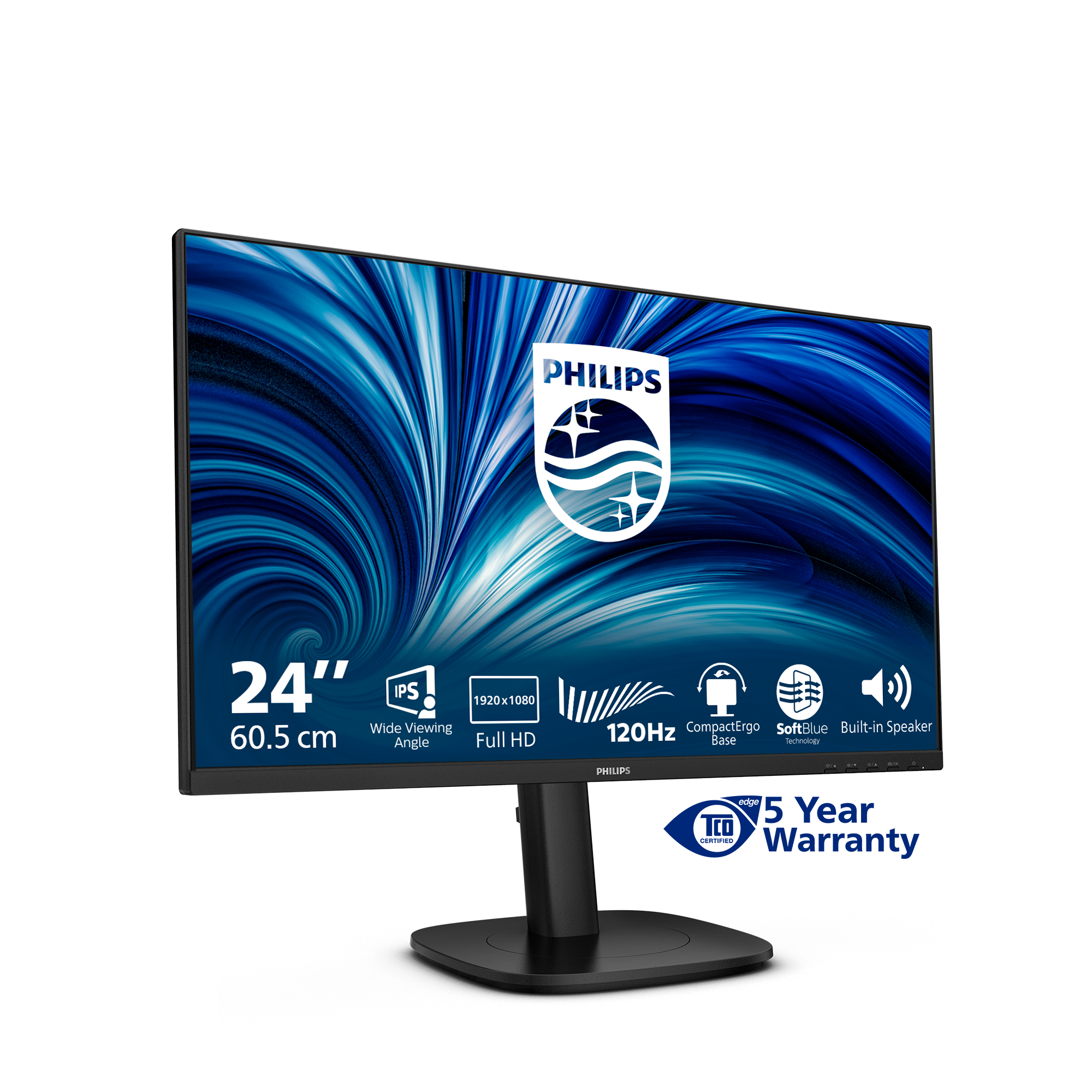 Philips 3000 series 24B2N3200J/00 computer monitor 60,5 cm (23.8") 1920 x 1080 Pixels Full HD LCD Zwart - Afbeelding 4