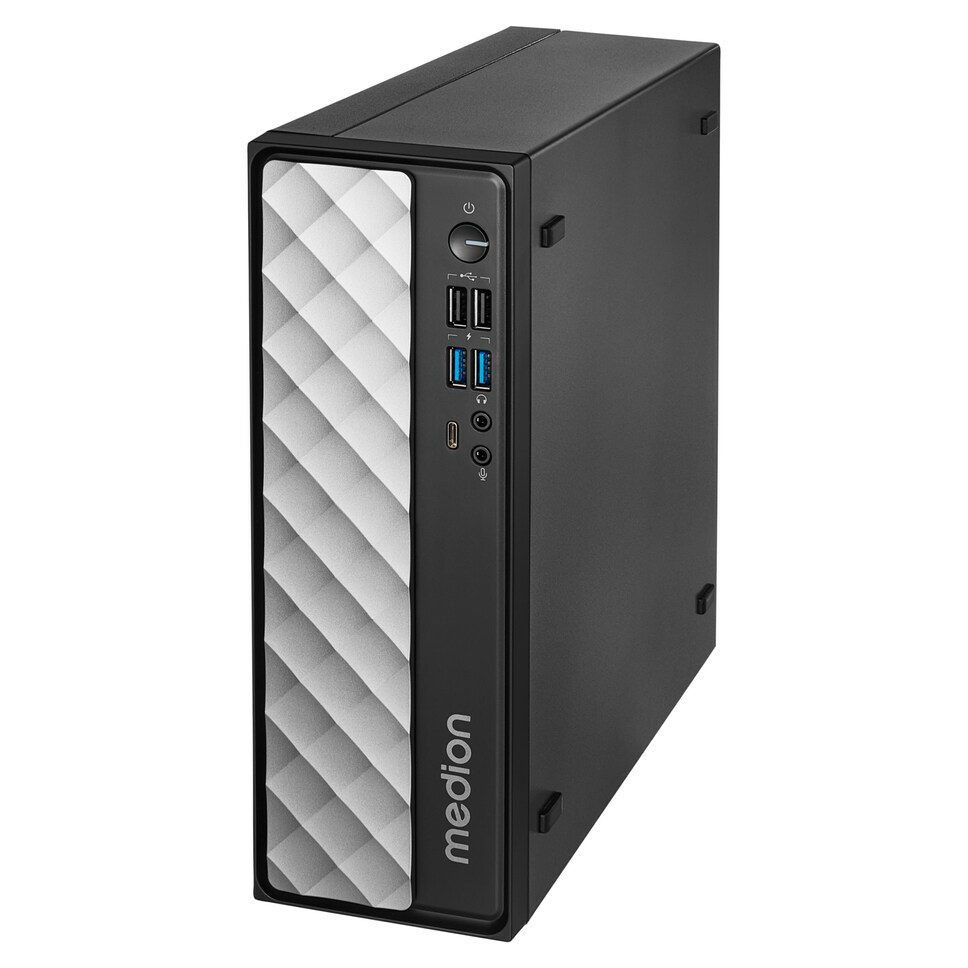 MEDION T80 MINI PC Intel® Core™ i5 i5-12450H 16 GB DDR4-SDRAM 512 GB SSD Zwart, Grijs - Afbeelding 7