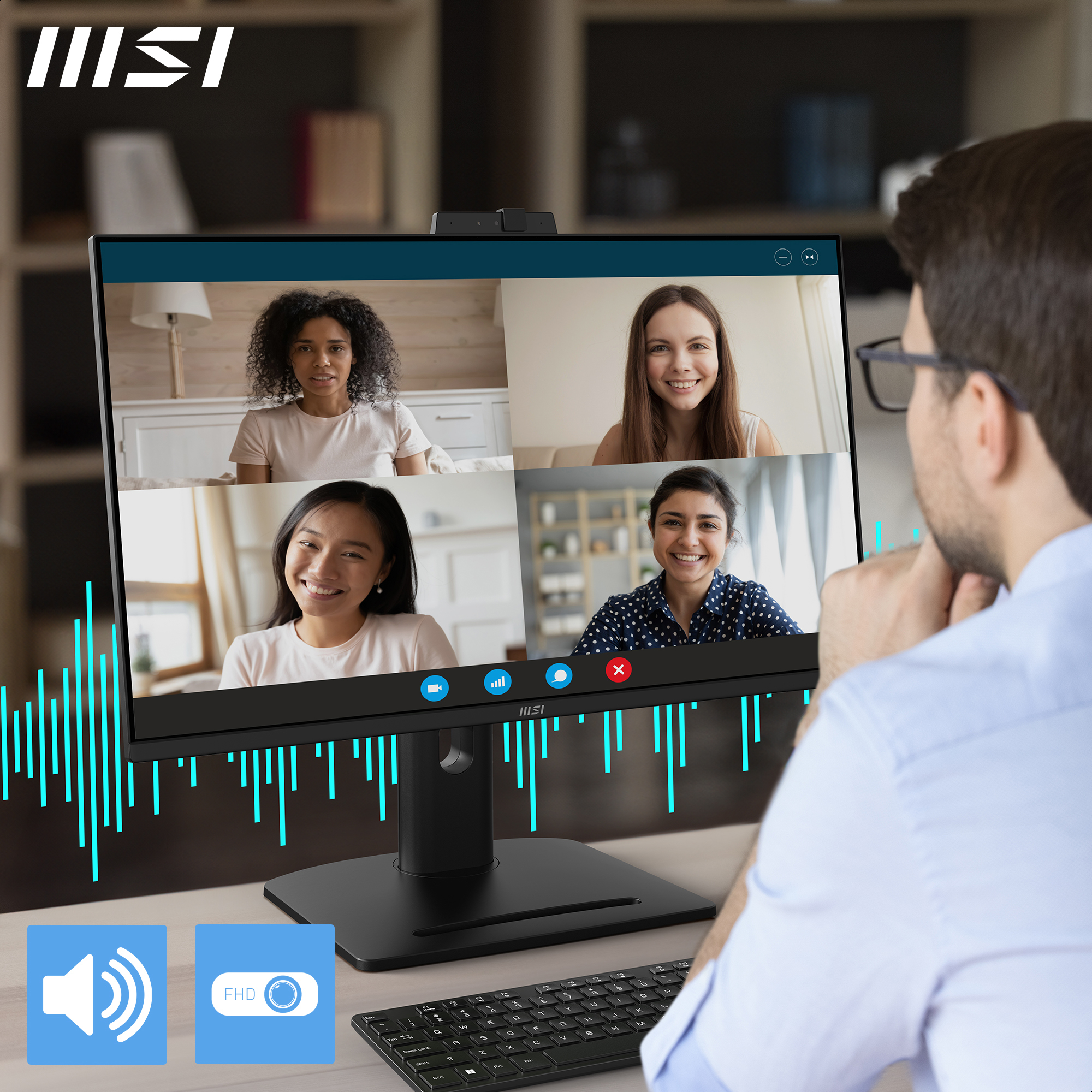 MSI Pro MP275QPDG computer monitor 68,6 cm (27") 2560 x 1440 Pixels Wide Quad HD LCD Zwart - Afbeelding 8