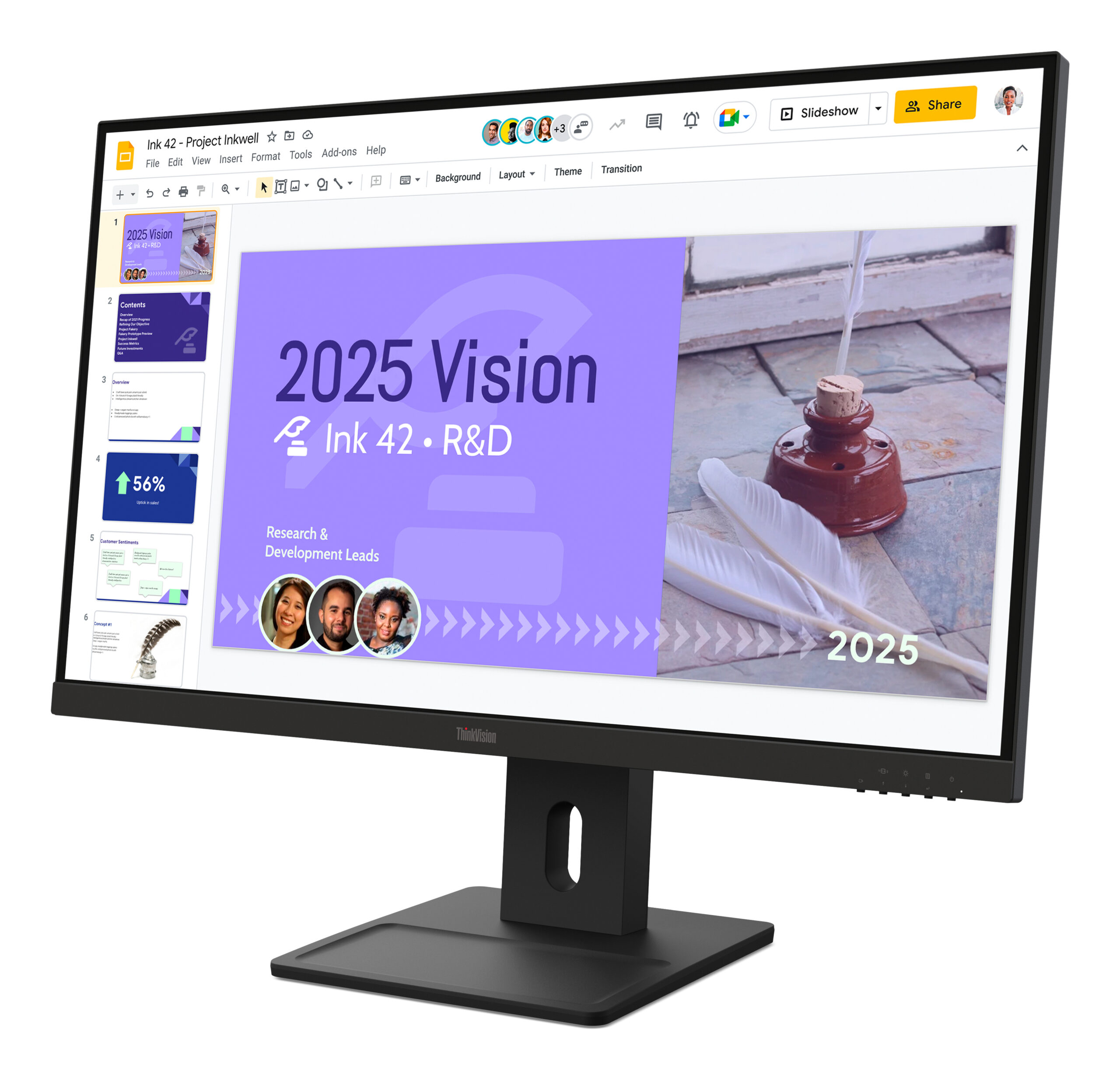 Lenovo ThinkVision E27Q-40 Monitor - Afbeelding 3