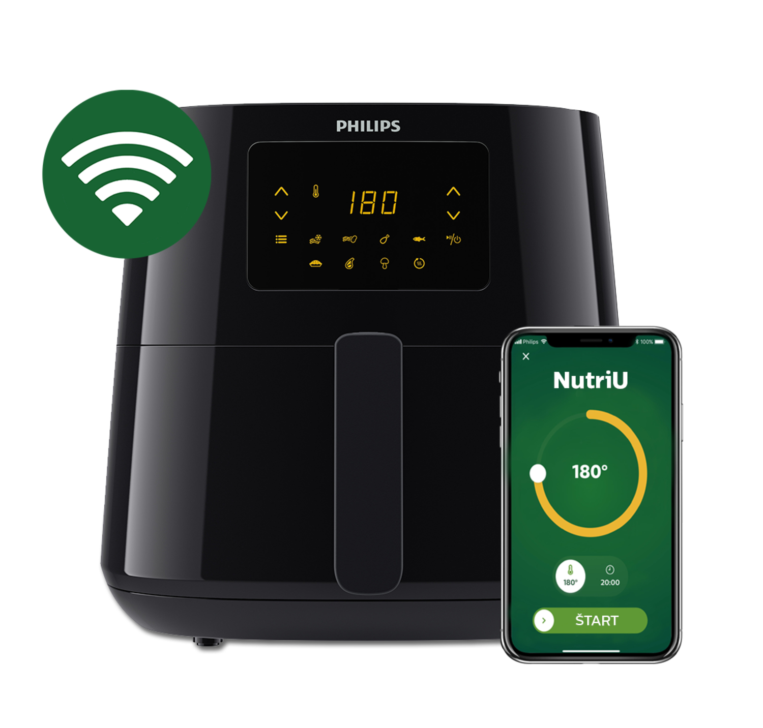 Philips Essential App Connect HD9280/90 Airfryer XL - 5 porties - Afbeelding 7