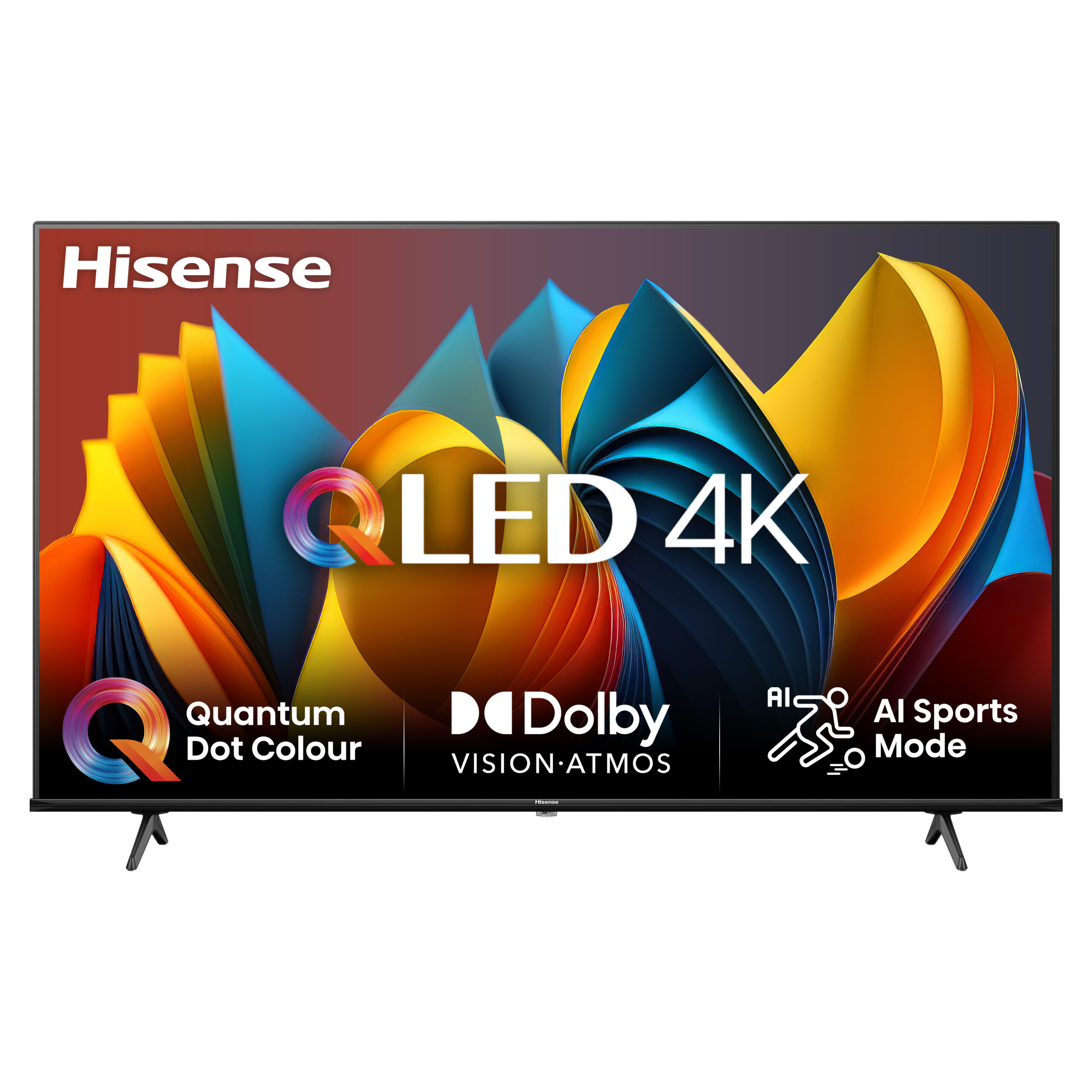 Hisense 43E7NQ tv 109,2 cm (43") 4K Ultra HD Smart TV Wifi Zwart, Grijs - Afbeelding 2