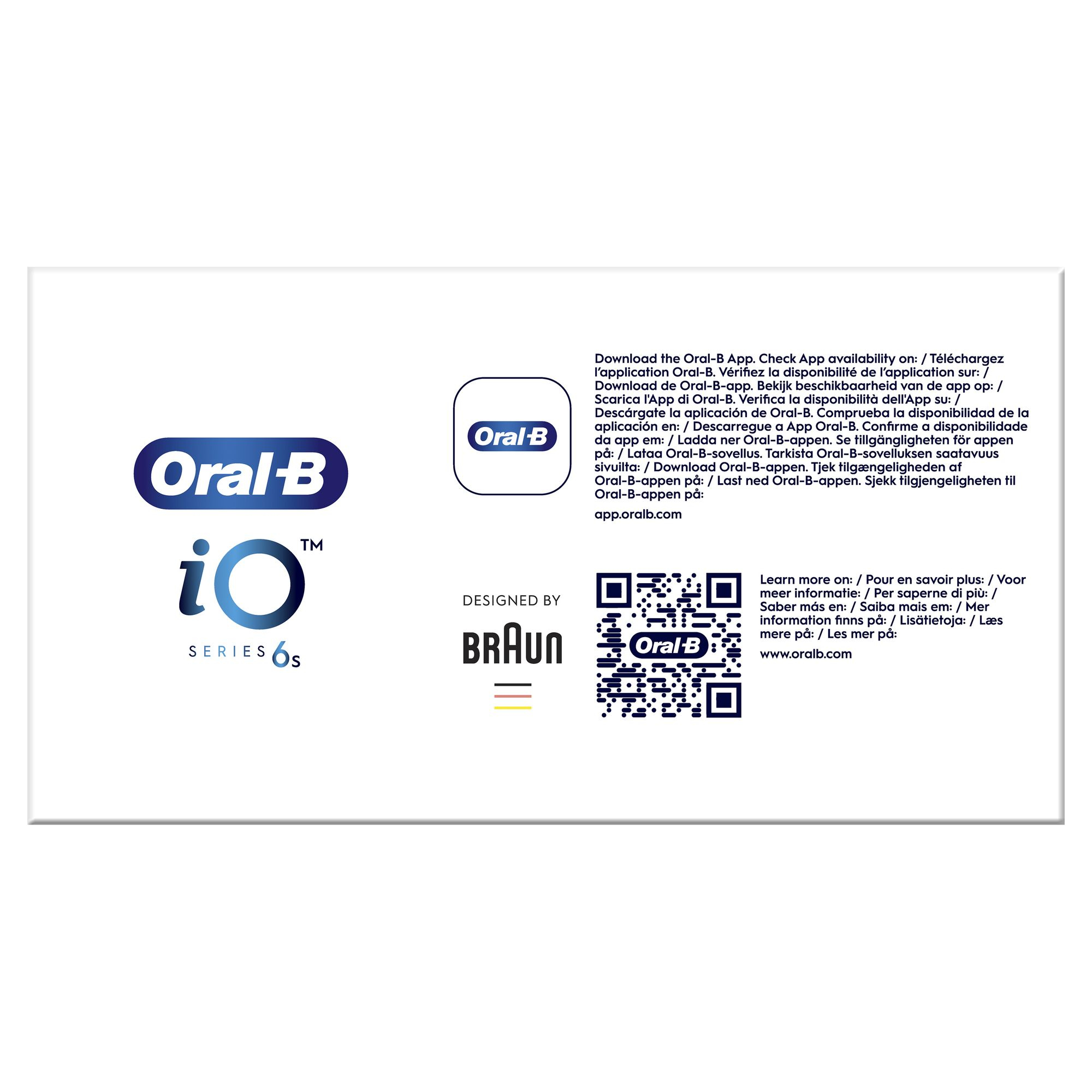Oral-B iO 6 Volwassene Vibrerende tandenborstel Zwart - Afbeelding 8