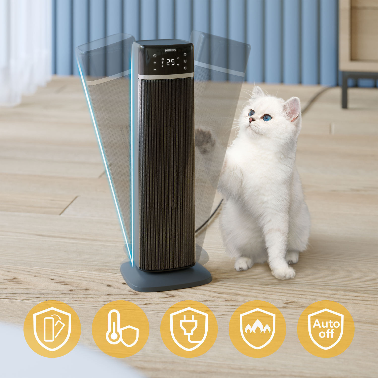 Philips 5000 series CX5120/11 Keramische energiebesparende verwarming - Afbeelding 3