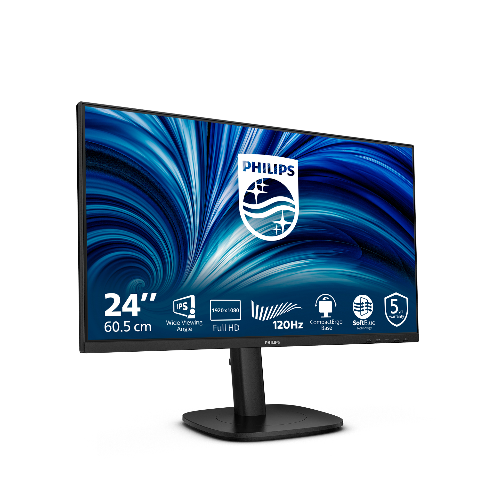 Philips 3000 series 24B2N3200J/00 computer monitor 60,5 cm (23.8") 1920 x 1080 Pixels Full HD LCD Zwart - Afbeelding 2