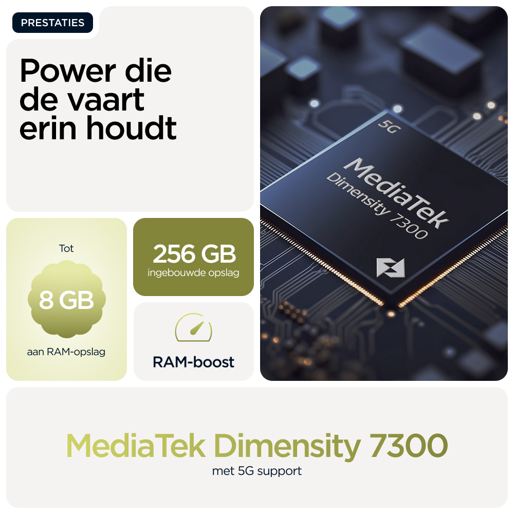 Motorola moto g86 5G 16,9 cm (6.67") Dual SIM Android 15 USB Type-C 8 GB 256 GB 5200 mAh Groen - Afbeelding 5